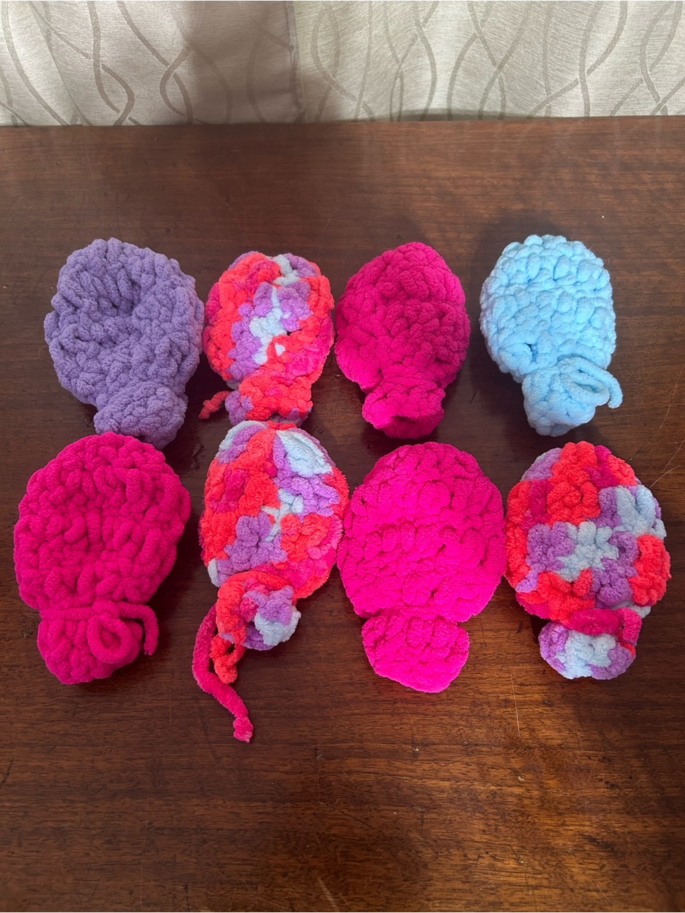Handmade Eco Friendly Water Balloons Set of 8 Bright Mix